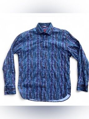 Retro 90s Button Down Long Sleeve Shirt